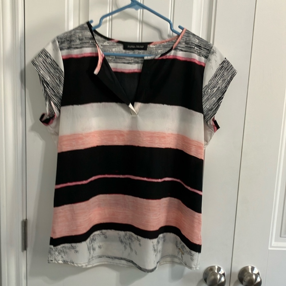 Ivanka Trump Cap Sleeve Blouse